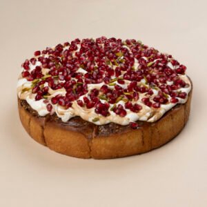 بابكا الزعتر مع اللبنة